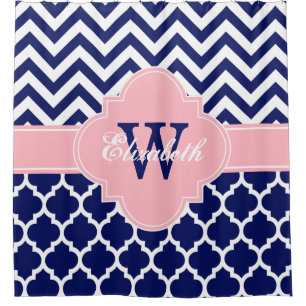 Wht Pink Moroccan #5 Chevron 1IQRN