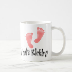 Wht's Kickin'? Mug for tummomy.com