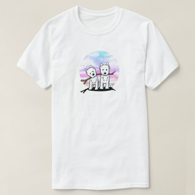 WHWT Beach Duo T-Shirt (Design Front)