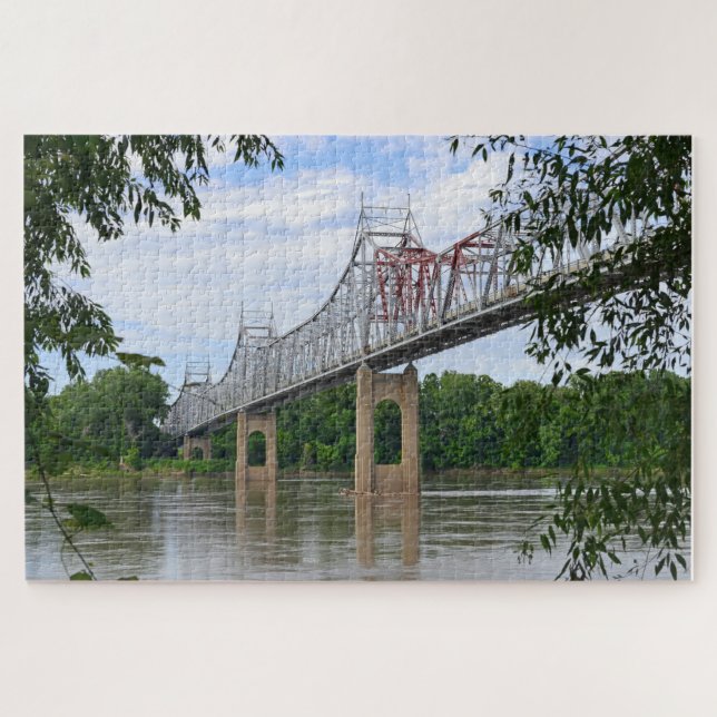 Why 47 Bridge at Washington Missouri Jigsaw Puzzle (Horizontal)
