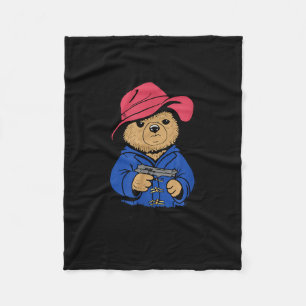 Why Bear Arms When You Can Arm Bears Funny Saying  Fleece Blanket