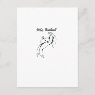 Why Bother? Sloth Merchandise Postcard