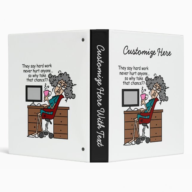 Why Chance Hard Work Humour Binder (Background)
