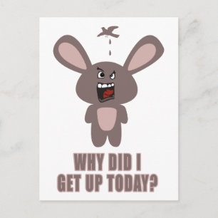 Why Did I get Up Today? Postcard