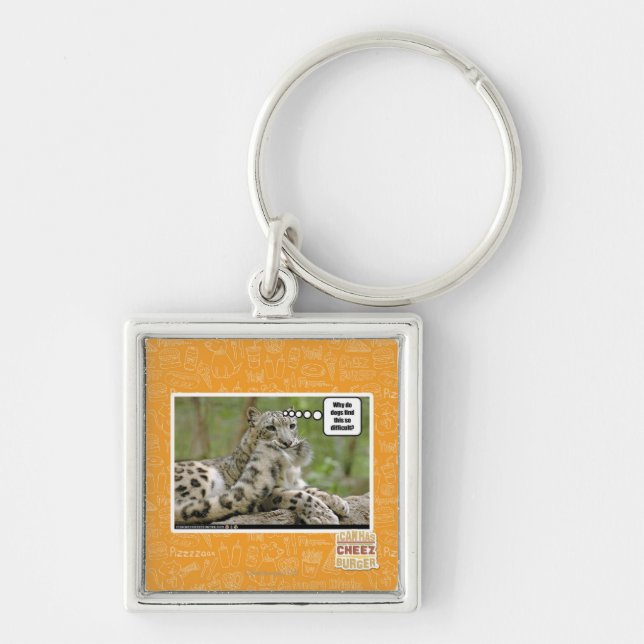 Why do dogs find this so difficult? keychain (Front)