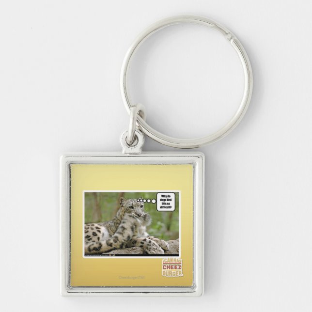 Why do dogs find this so difficult? keychain (Front)