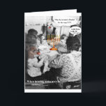 Why do you need a dreidel for the soup? Ladle papa Holiday Card<br><div class="desc">Happy Channukah... Sometimes it's better to be deaf!!!</div>