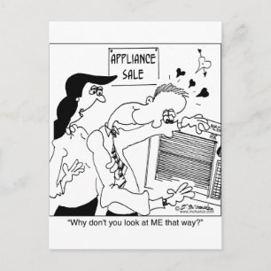 Why don't you look at ME that way? Postcard