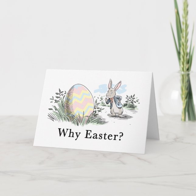 "Why Easter?" Holiday Card (Front)