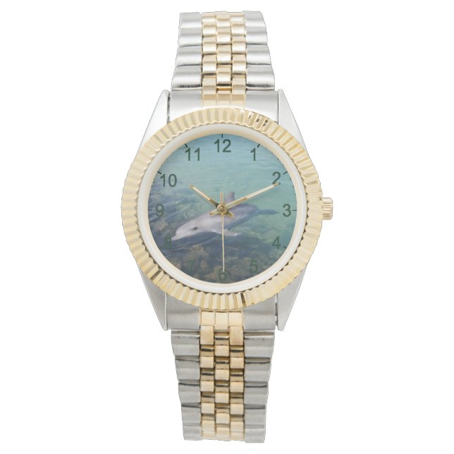 Why Hello Mr Dolphin, Unisex Watch (Front)