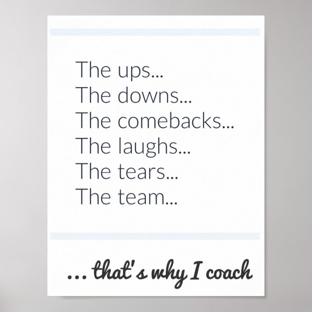 Why I Coach Poster (Front)
