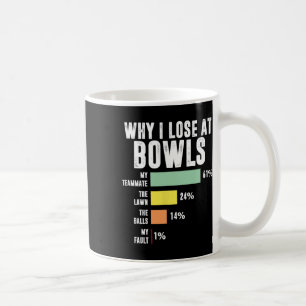 Why I Lose At Bowls Funny Bowling Coffee Mug