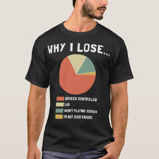 Why I lose Funny Video Gaming T-Shirt