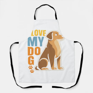 Why I Love My Dog – Heartwarming Design Celebrati Apron