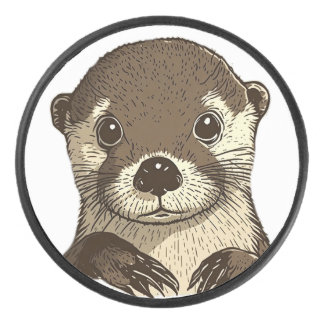 Why I otter  Hockey Puck