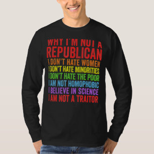 Why I'm Not A Republican I Am Not A Traitor T-Shirt