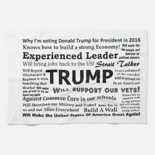 Why I'm voting for Donald Trump Kitchen Towel