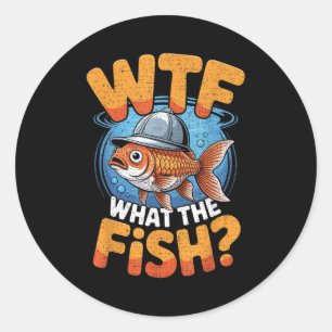 Why Is The Hecklefish Still Such A Humble Fish And Classic Round Sticker