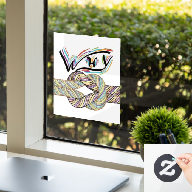 "Why Not" is limitless Window Decals/Clings Cling (Office)