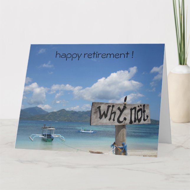 why not retire card (Front)