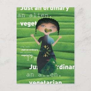 Why not vegetarian postcard
