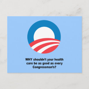 Why shouldn't your health care be as good as a con postcard