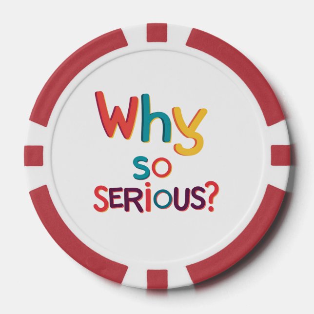Why So Serious? Poker Chips (Front)