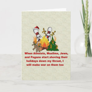 Why There's War On Christmas Holiday Card
