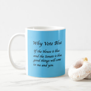 Why Vote Blue in 2024 Coffee Mug