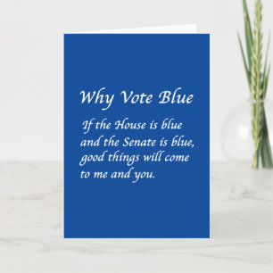 Why Vote Blue in 2026 Card