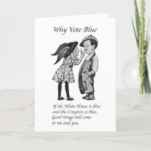 Why Vote Totally Blue in 2028 Card