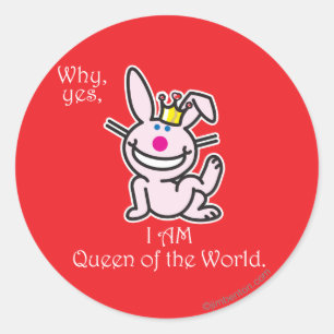 Why Yes Classic Round Sticker