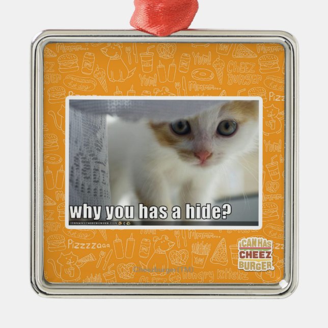 Why you has a hide? metal ornament (Front)