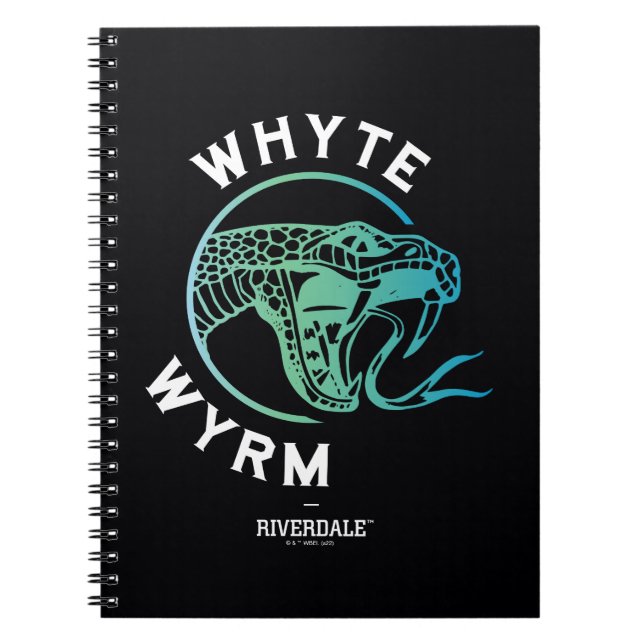 Whyte Wyrm Logo Notebook (Front)