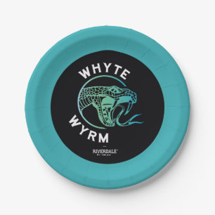 Whyte Wyrm Logo Paper Plate