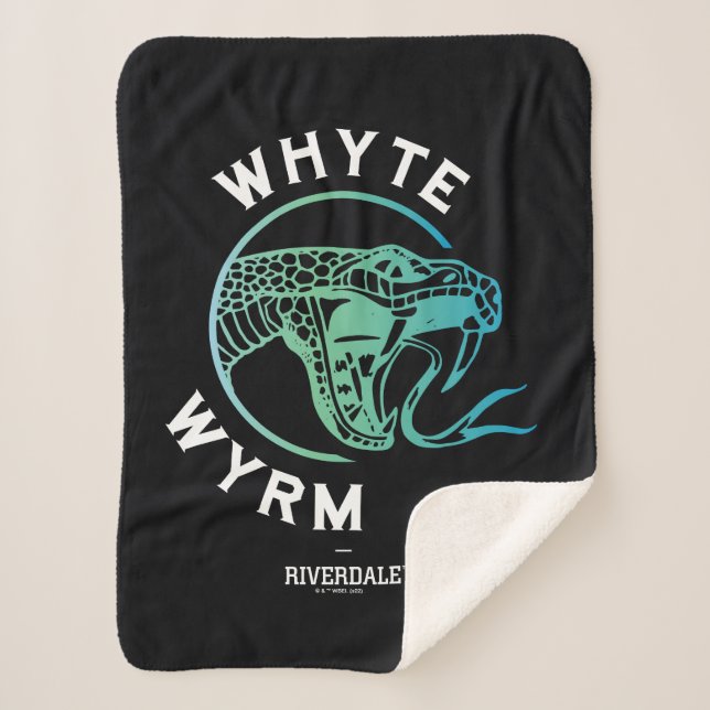 Whyte Wyrm Logo Sherpa Blanket (Front)