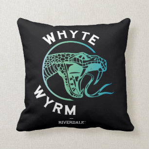 Whyte Wyrm Logo Throw Pillow