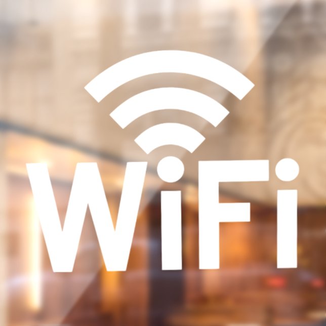 Wi-fi network window cling (Sheet 2)