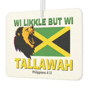 WI LIKKLE BUT WI TALLAWAH Jamaica Air Freshener