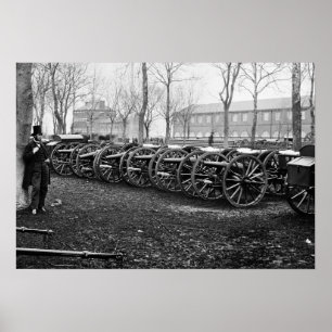 Wiard Guns at the Arsenal: 1862 Poster