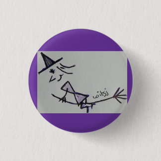 wicca kids 1 inch round button