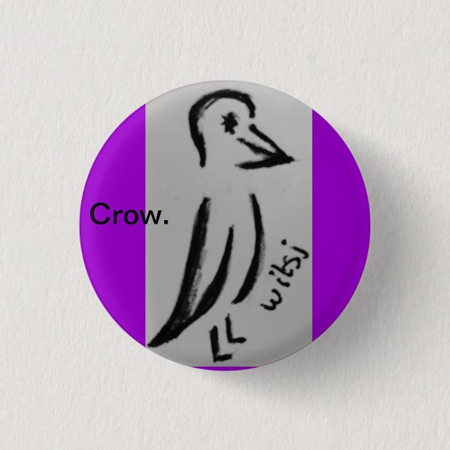 wicca kids 1 inch round button (Front)