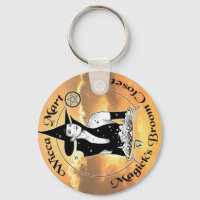 Wicca-Mart Logo Key Chain