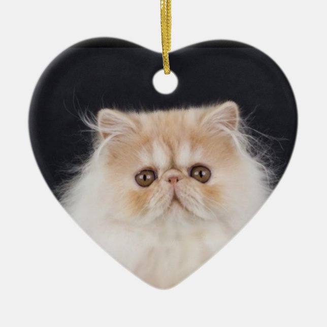WiccaCats Meira heart ornament (Front)