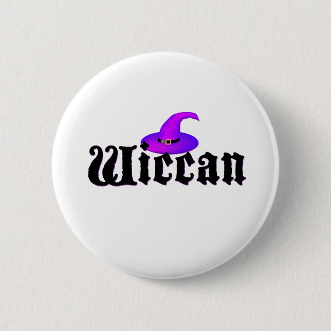Wiccan 2 Inch Round Button (Front)