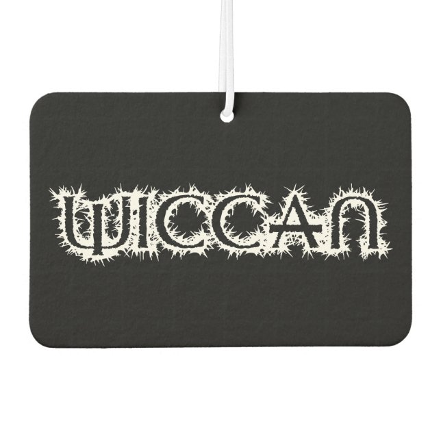 Wiccan Air Freshener (Front)