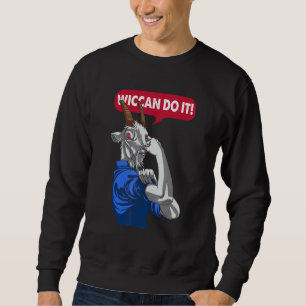 Wiccan Do It Baphomet Goat Satanic Occult Gothic P Sweatshirt