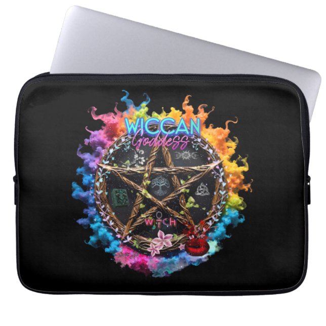 Wiccan Goddess Laptop Sleeve (Front)