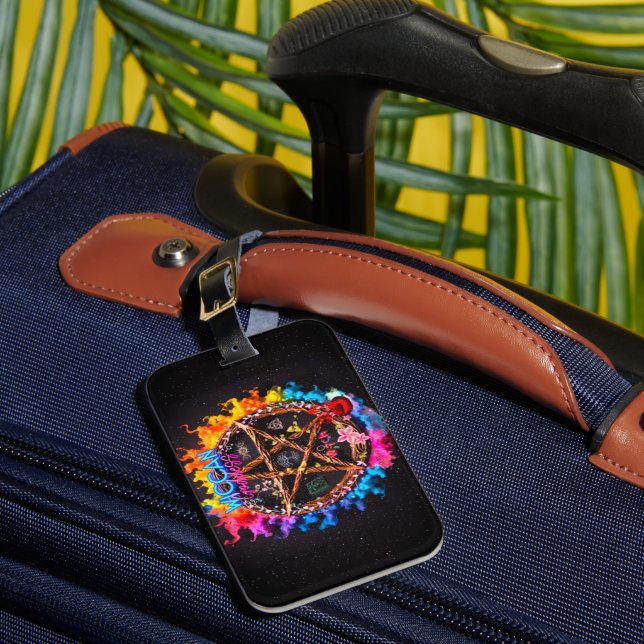 Wiccan Goddess Luggage Tag (Front Insitu 1)