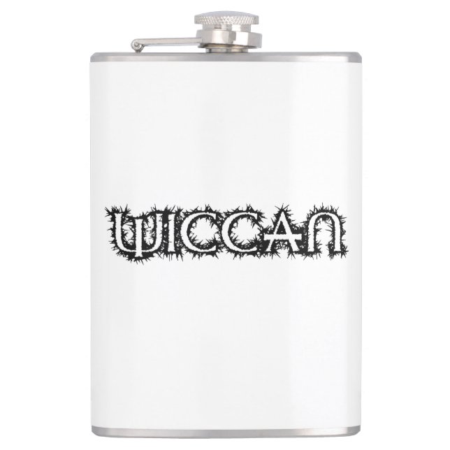 Wiccan Hip Flask (Front)
